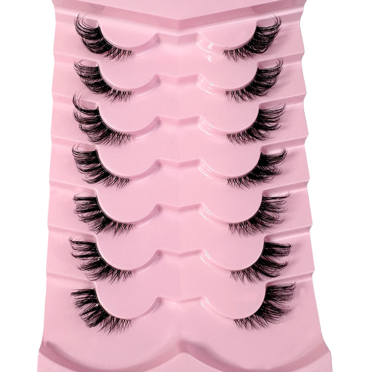 7 Par Półkoczków Rzęs Naturaln – Eyelash Extension Cat Eye Wispy recenzja i cena
