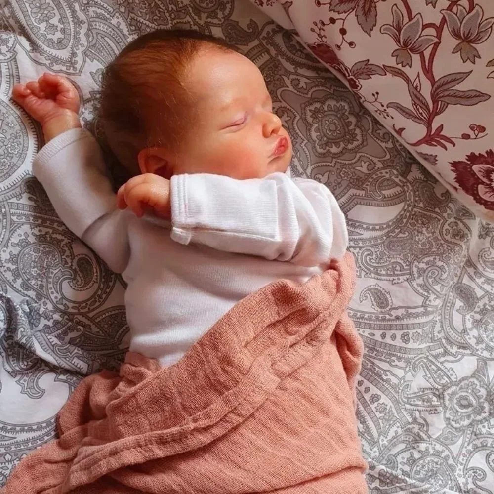 48CM Reborn Baby Rosalie Very Lifelike Baby Dolls 3D Painting Skin with Details Veins Bebe Reborn Dolls