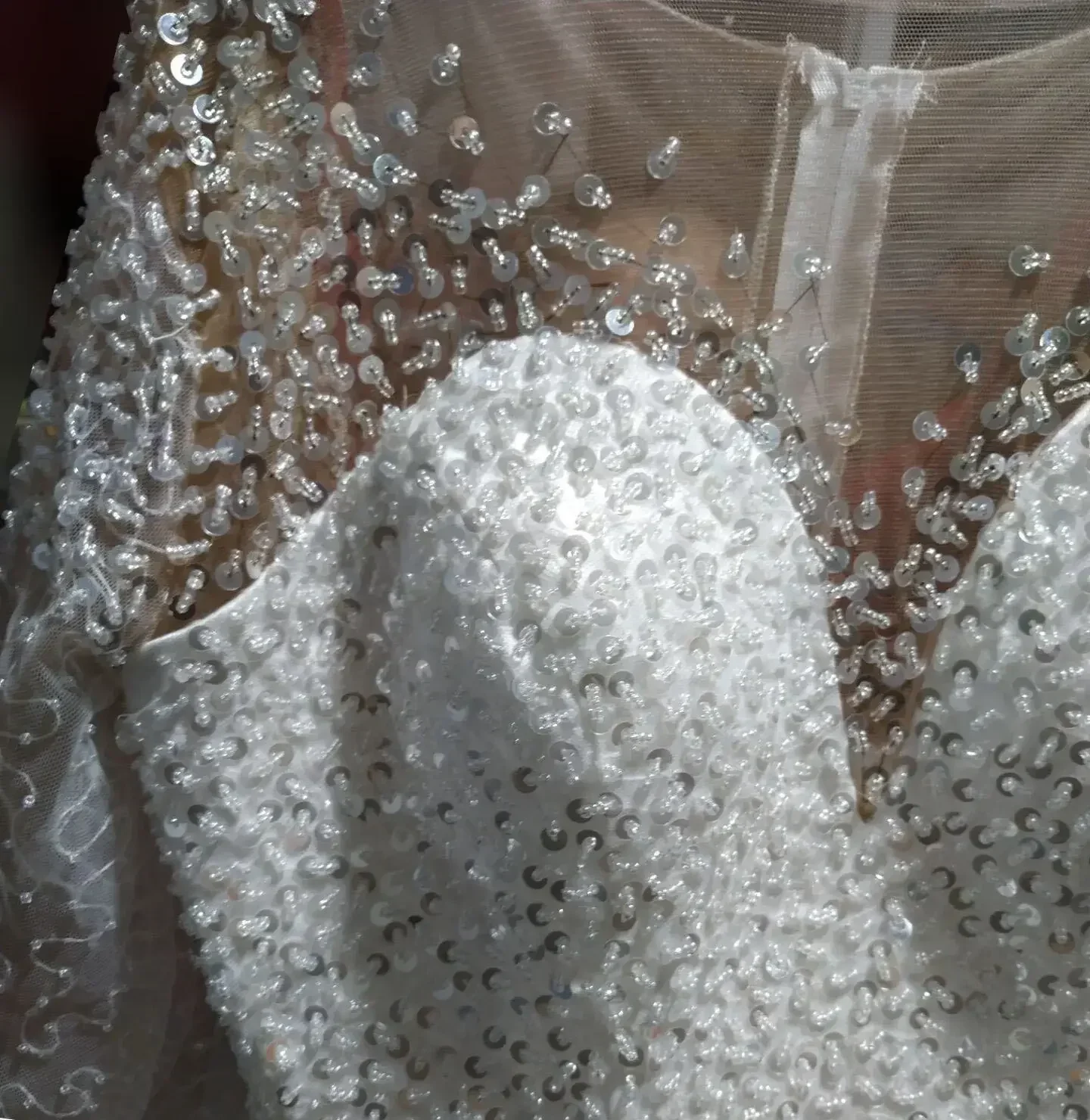 Customized Crystal Dresses Long Sleeve Ball Plus Size Princess Wedding Bridal Gowns For Pregnant Woman Robe Mariage Princesse