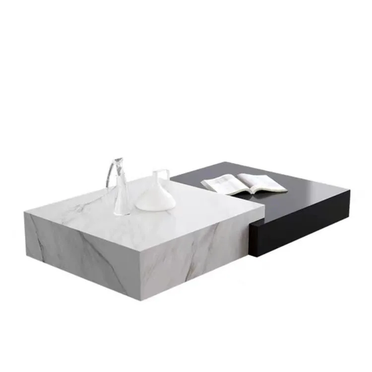 

Light luxury high-end rock slab coffee table, Italian, minimalist, Nordic modern, simple