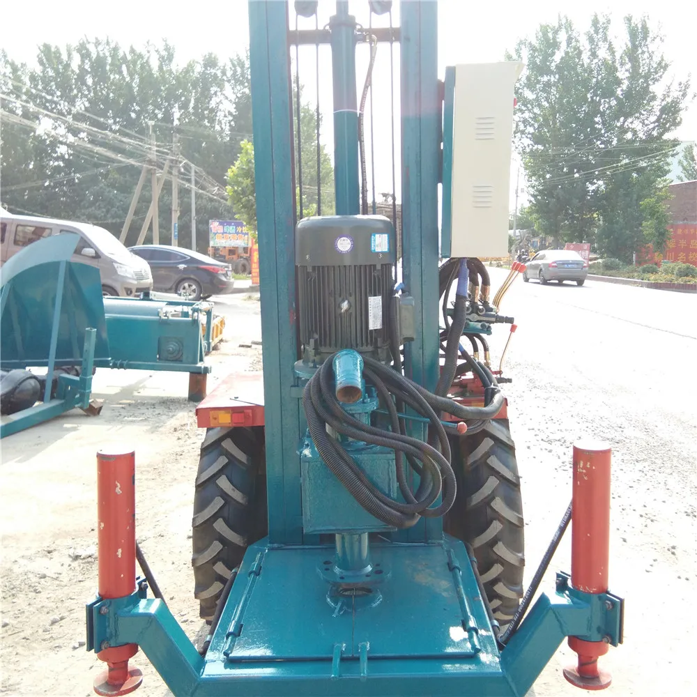 آلة حفر آبار المياه الصغيرة المستخدمة بعمق 100 متر #6