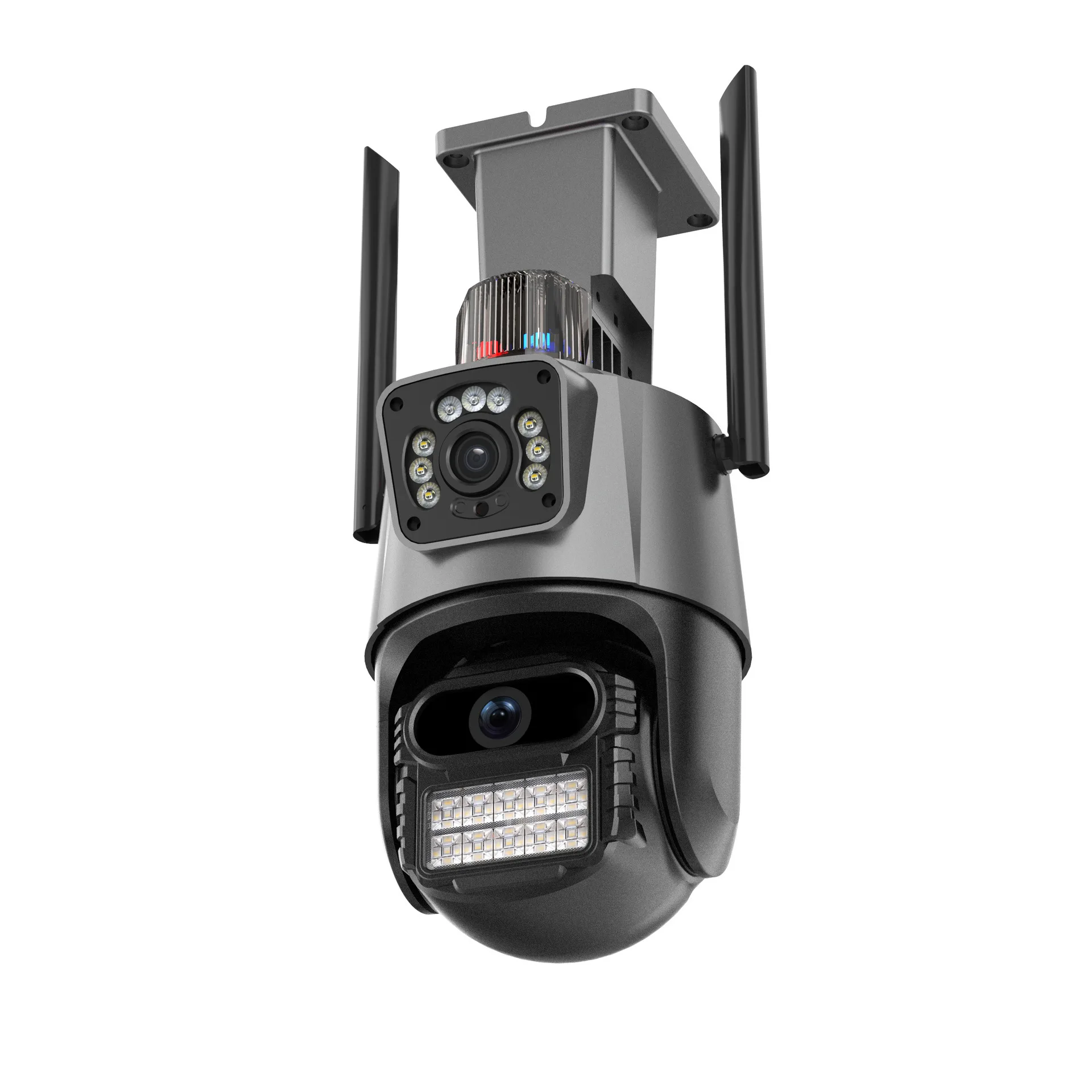 4MP iCsee  Dual Lens Full Color Wireless PTZ IP Dome Camera AI Humanoid Detection Home Security CCTV Baby Monitor