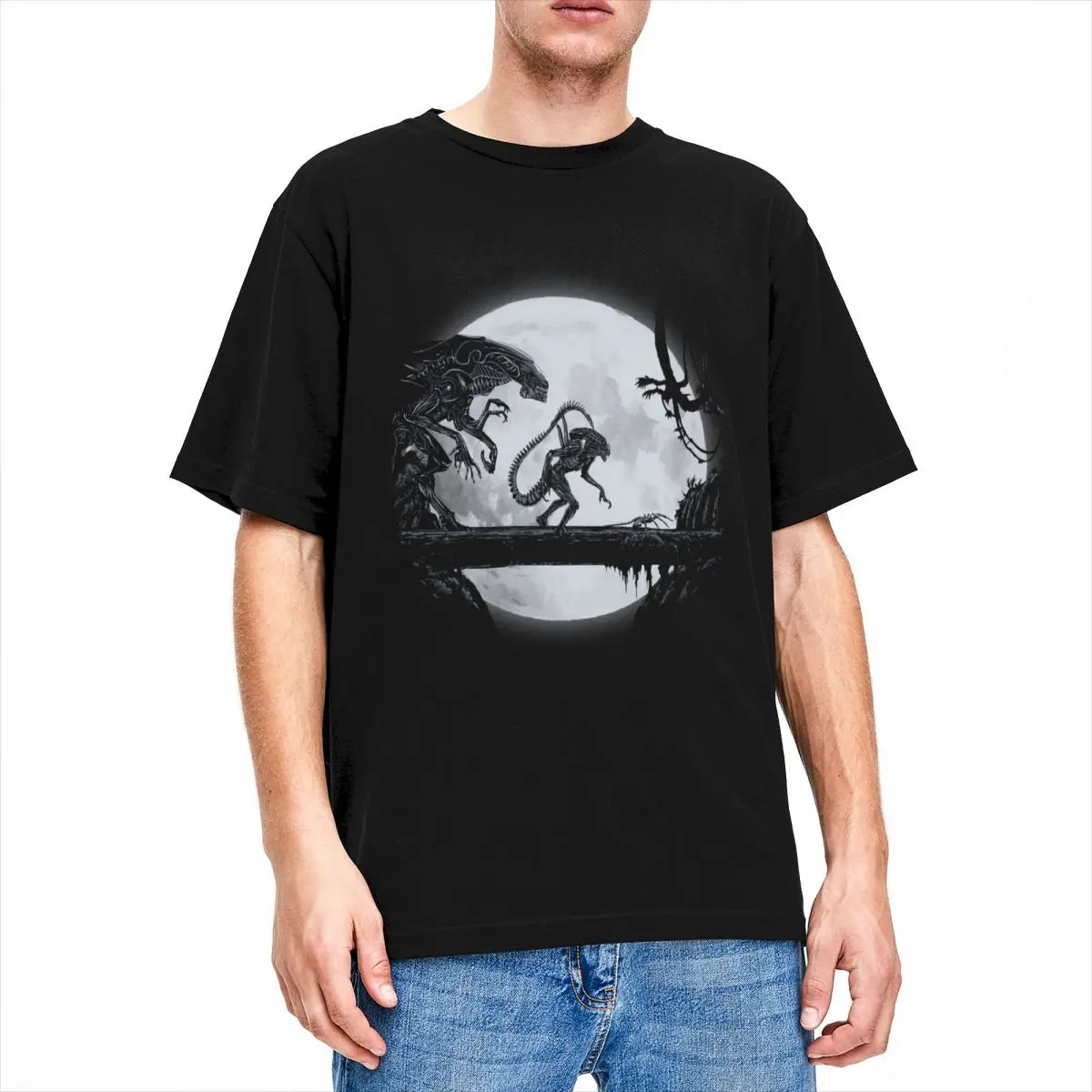 Alien Xenomorph Matata Graphic uomo donna T-Shirt divertente Casual cotone o-collo T shirt manica corta T-Shirt di grandi dimensioni