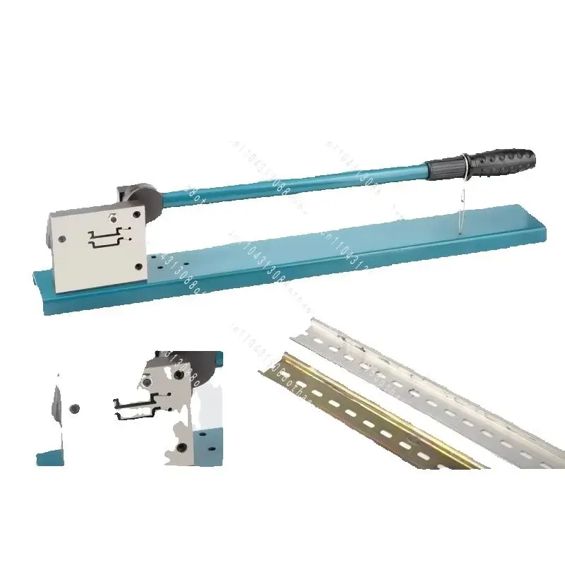 Steel Aluminum Iron Rail Cutting Machine Dc-35 with Ruler Electrical Din Rail Cutter