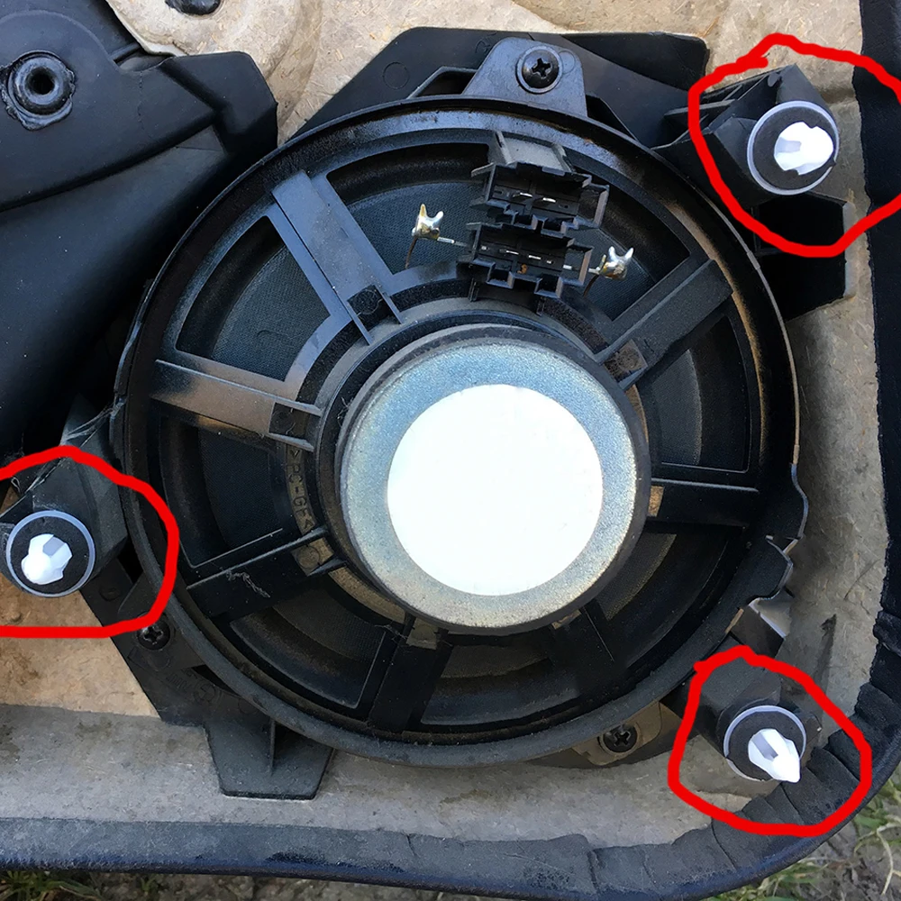 Porta painel cartão guarnição rebite forro clipes, acessórios do carro, BMW X5, E53, 2006, 2005, 2004, 2003, 2002, 2001, 2000, 51411973500, 10pcs