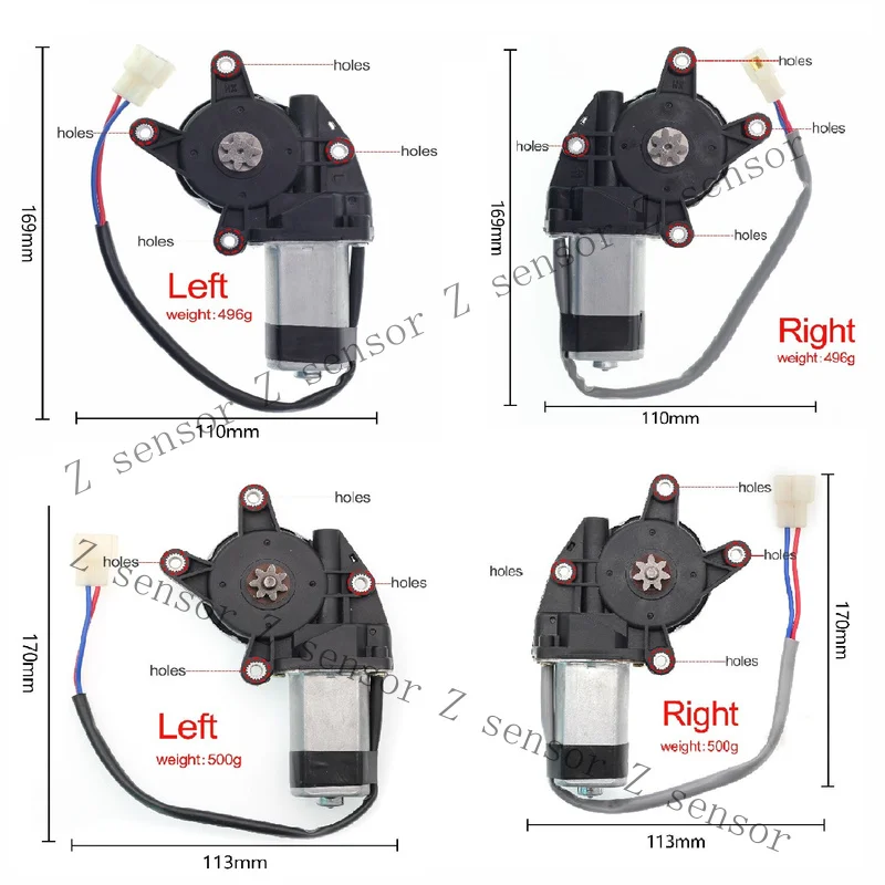 AAA+ 12V/24V 4 hole 7 teeth For Toyota Honda Nissan Electric Car Window Lifter Motor