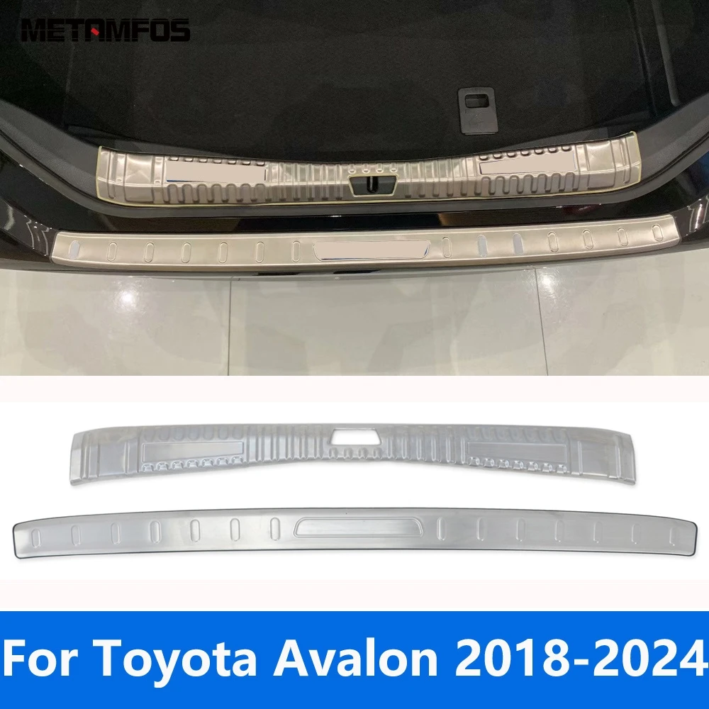 

Аксессуары для Toyota Avalon 2018-2023 2024, внутренняя внешняя задняя багажник, бампер, подножка, задняя дверь, накладка на порог, защитная пластина
