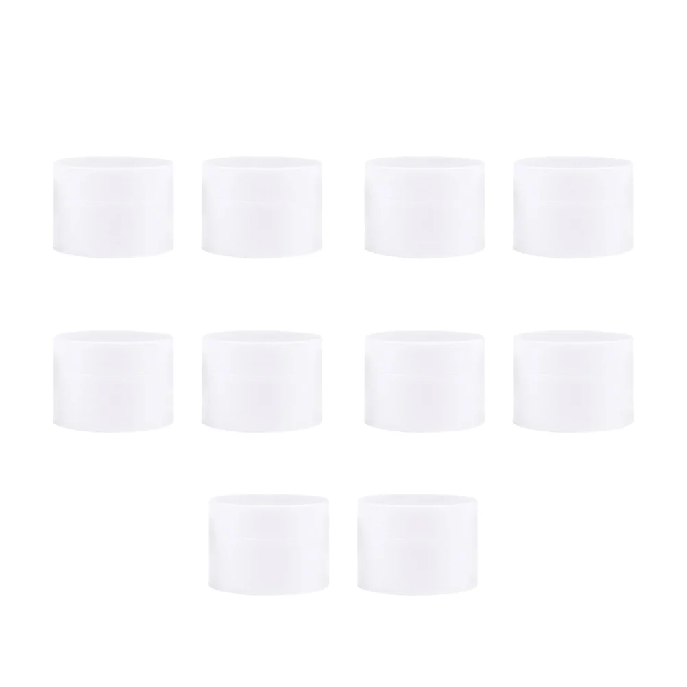 

10 Pcs Refillable Makeup Cream Bottles Portable Cosmetics Containers Subpackaging Travel Accessories Reusable Lotion Vials Eco