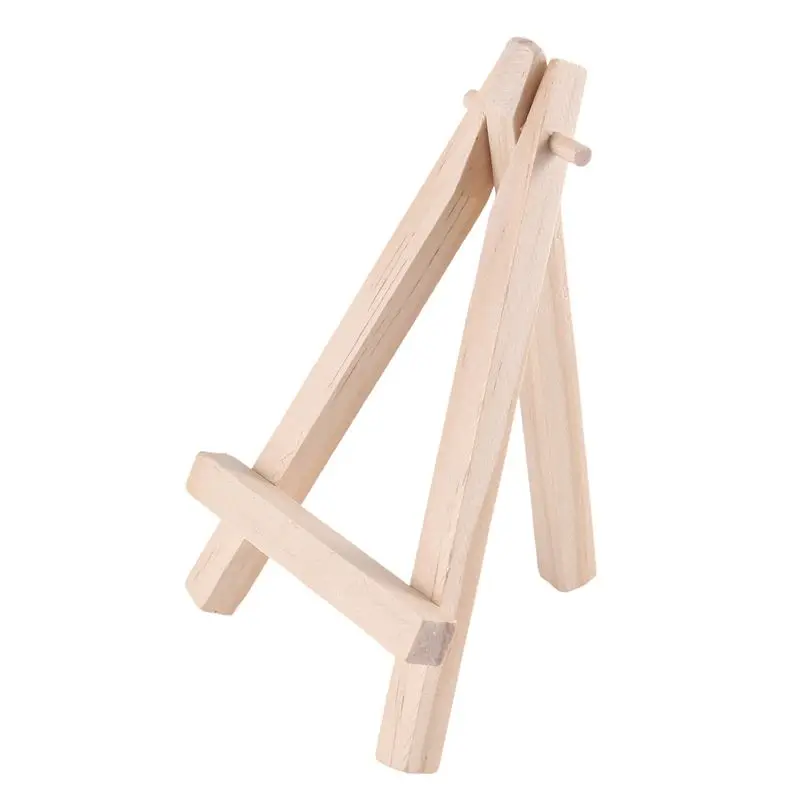 A96K-24Pcs 12.7Cm Mini Wooden Display Stands, Easels, Table Top Stands, Suitable For Children's Handicrafts, Business Cards