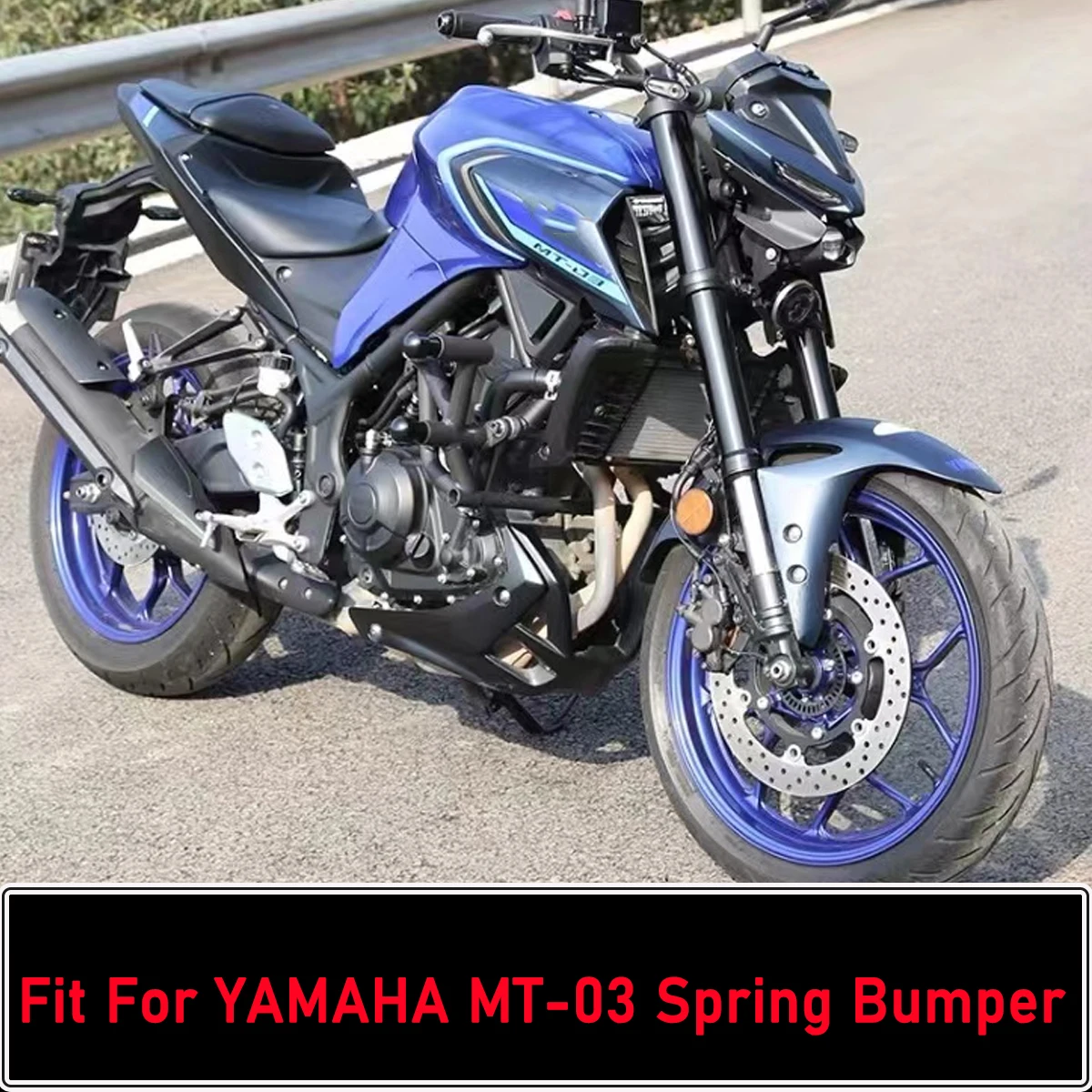 

Fit For YAMAHA MT-03 MT03 MT25 MT-25 Spring Bumper Anti fall Motorcycle Engine Protection Frame Modification Guard Accessories