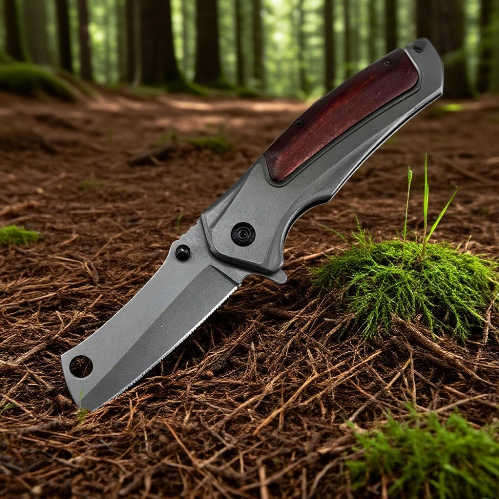 DA107 EDC دائم متعدد الأغراض سكين للفرد المحمولة التكتيكية جيب المشي لمسافات طويلة في الهواء الطلق أداة البرية بقاء أداة الدفاع عن النفس