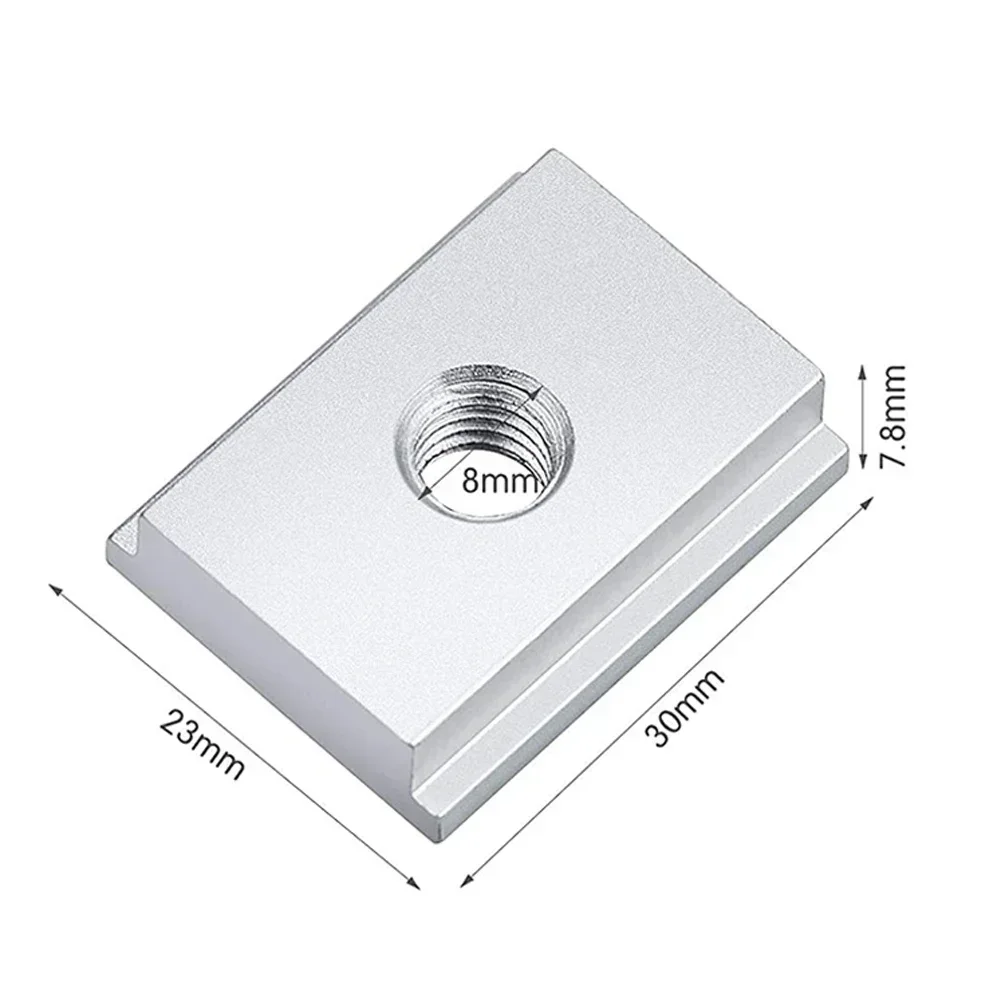 

Набор из 10 гайок-слайдеров M8 для Т-образных направляющих, идеальные крепежи для деревообрабатывающих инструментов, для настольных пил и удлинителей торцовочных пил