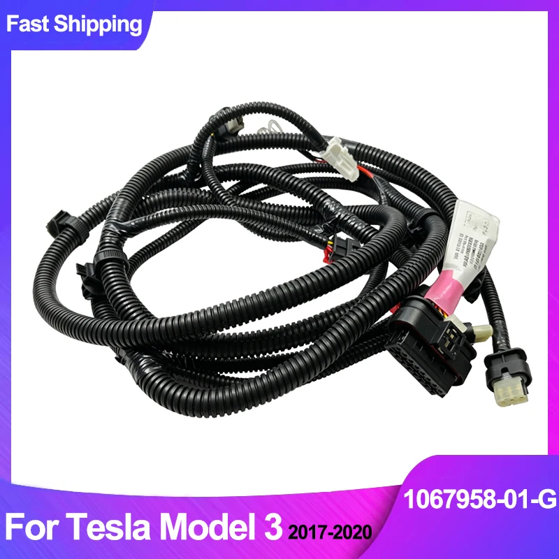 Front Bumper Parking Assist Sensor Wiring Harness 1067958-01-G For Tesla Model 3 2017-2020 PDC Radar Cable Assembly