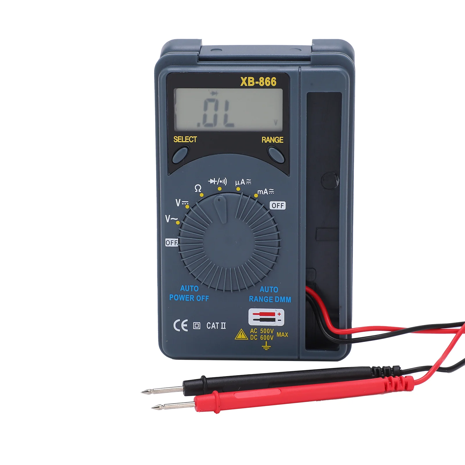 Multimeter XB866 Digital Display Multifunction Portable Wide Range High-Precision Voltmeter Testing Tool