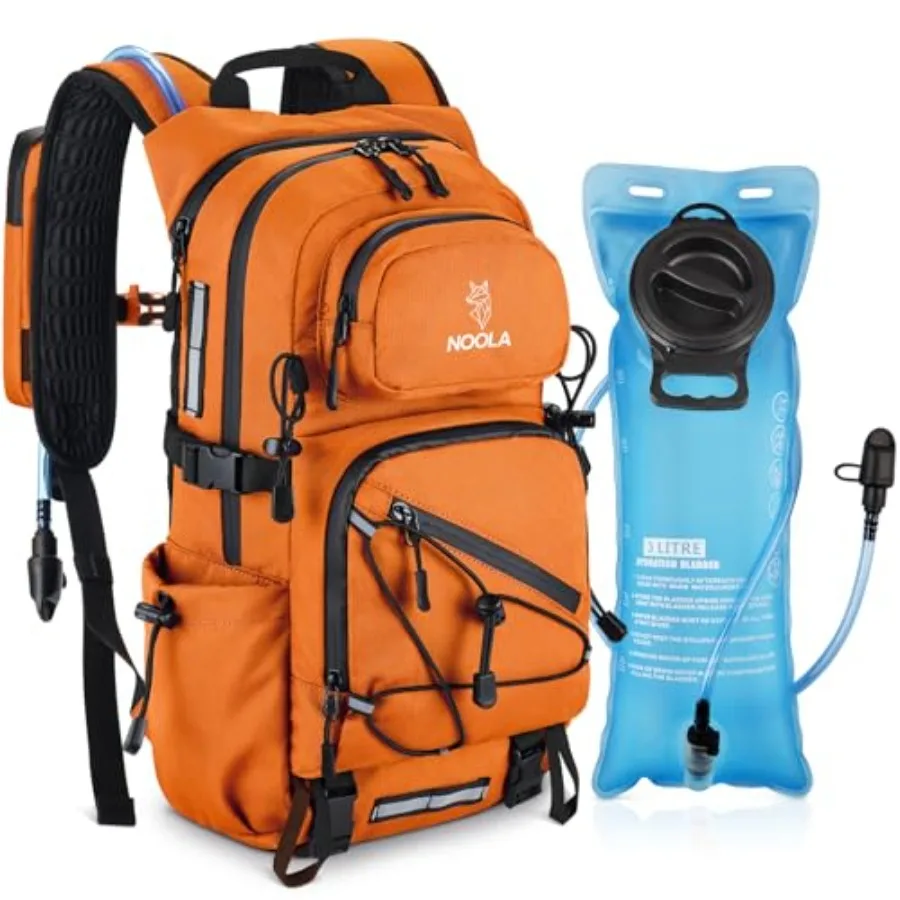 

Hydration Backpack with 3L Water Bladder - 22L Water Backpack for Hiking, Cycling, Running, Biking - Lightweight Hiking Pack Ba