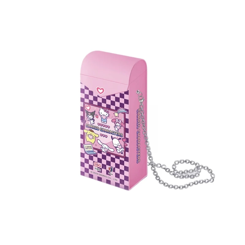 Officiële Sanrio Serie Anime Laser Tickets Kaneel Kuromi Perifere Collectie Speelgoed, Kinderen Vakantie Geschenken Originele Doos