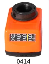 Индикатор положения, тип 44, модель 0414, SK0414, счетчик 4 цифр, вертикальный монтажный вал, звено 04, серия 44, оранжевый цвет