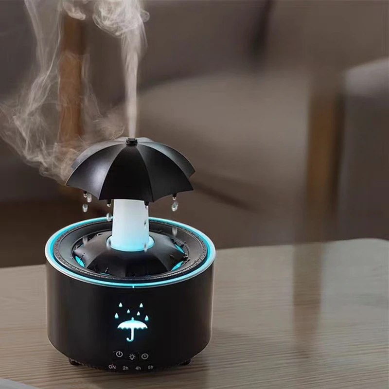 Smart Sensor Aroma Night Light,Waterproof Essential Oil Diffuser for Home,Remote Control Mood Lamp with 7-Color LED & Auto Timer