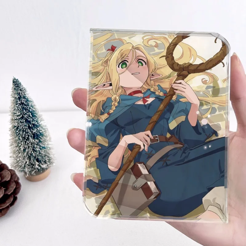 Anime Delicious in Dungeon 12cm Transparent Cosplay Acrylic Figure Desk Decoration Kids Collection Toy 7500