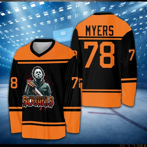 2025 autumn men's ice hockey suit V-neck oversized casual top outdoor sports quick drying jersey long sleeved T-shirt