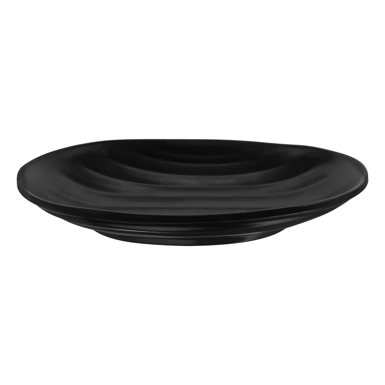 

Oval Fruit Plate Decorative Jewelry Holder for Women Tray Frosted Storage and Decoration Melamine Resin Organizer