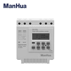 ManHua Countdown Digital Programmable Timer Switch 1Second - 99H 59M 59S Weekly Programs Electronic Timer SX102L