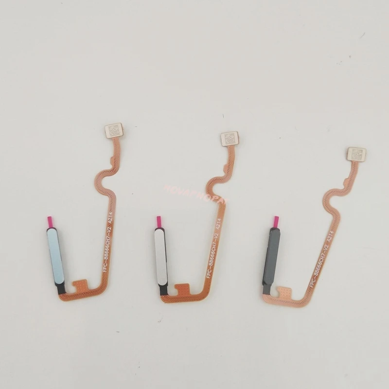 For Infinix Note 12 G96 X670 Fingerprint Flex Power On Off Switch Home Control Unlock Key Button Sensor Volume Flex Cable