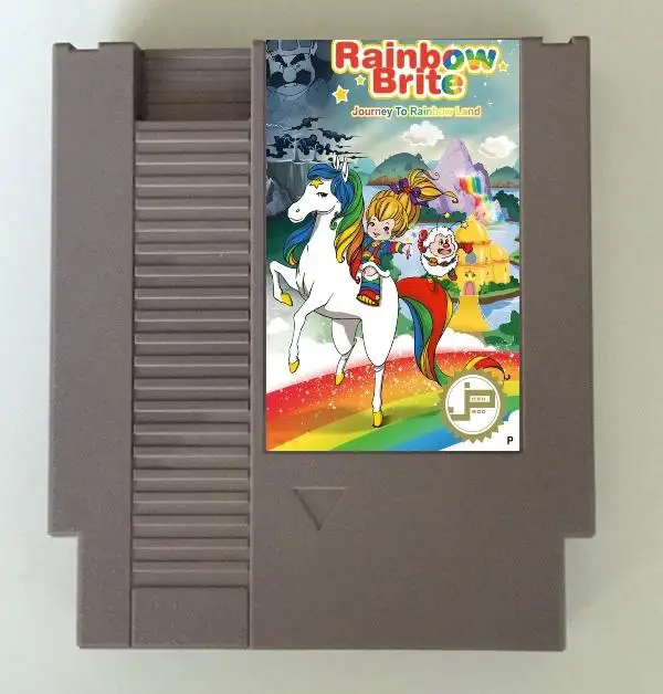 Rainbow Brite Game Cartridge for FC/NES Console