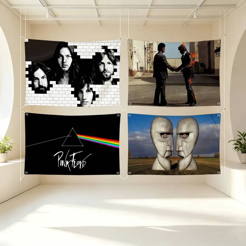 P-Pink-es Band F-Floyd-D Flags Wall Hanging Tapestry Outdoor Garage Room Decorative flag Background Blanket