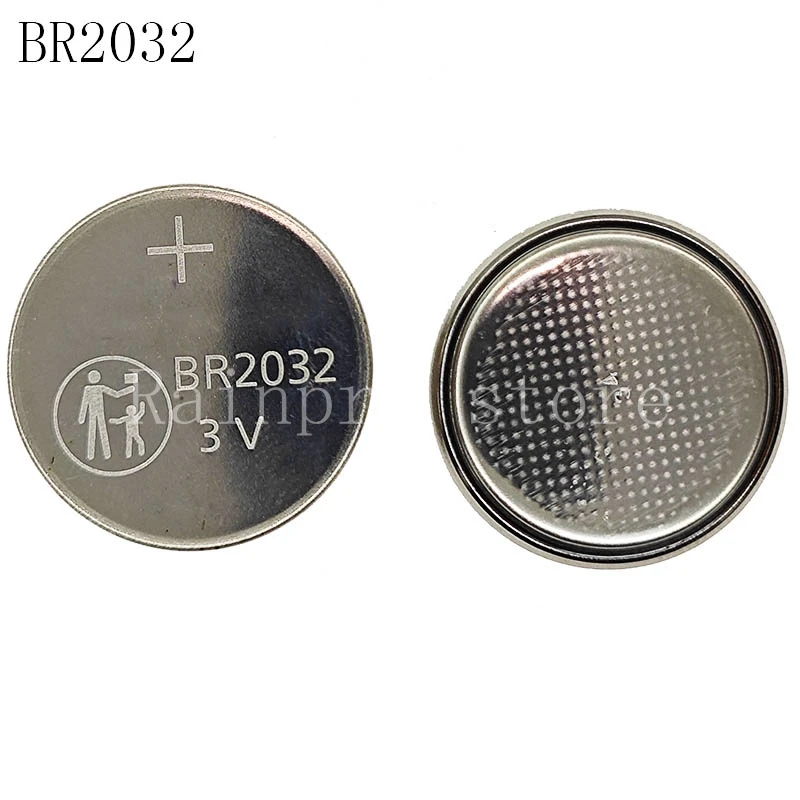 2 قطعة/الوحدة بطارية ليثيوم BR2032 2032 زر خلية ارتفاع درجة الحرارة 2032