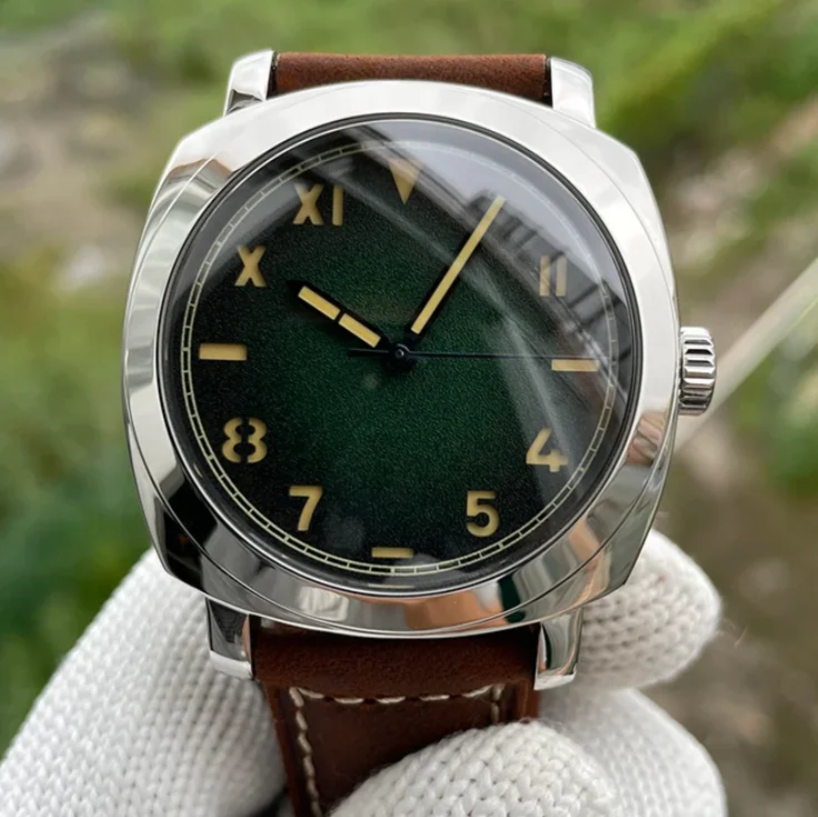 

STEELDIVE Men Automatic Watch Pilot 42mm Mechanical Wristwatch Diver 20Bar Waterproof C3 Luminous Sapphire NH35