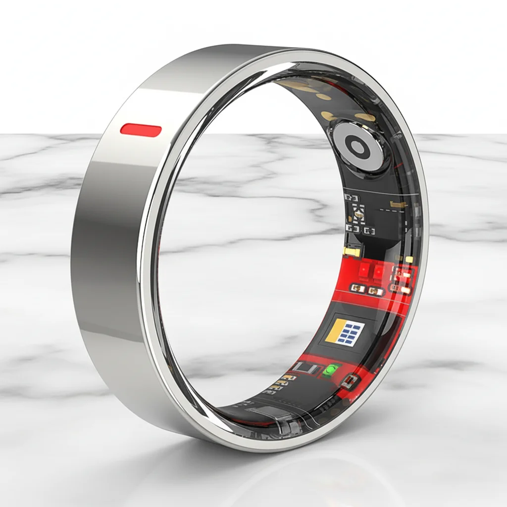 

Smart Ring 24/7 Sleep & Napping Monitoring & Heart Rate Tracking Sports Tracking WiFi Magnetic Charging
