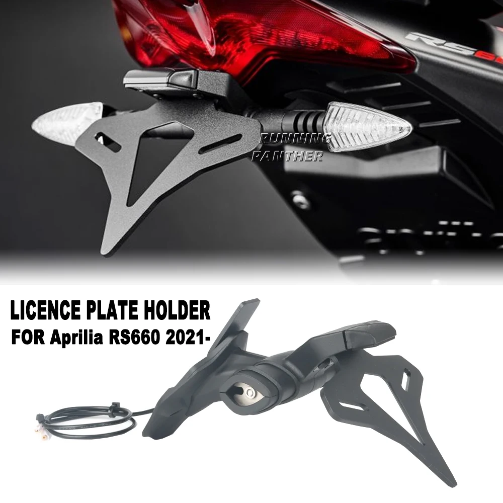 

Motorcycle Accessories License Plate Holder Fender Eliminator Registration Bracket For Aprilia RS660 rs660 Tuono660 RSV4 2021-20