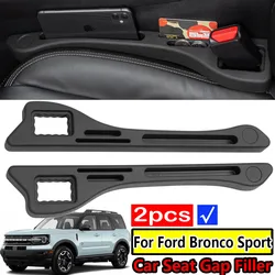 Car Seat Gap Filler Plug Crevice Organizer Storage For Ford Bronco Sport Big Bend Badlands Outer Banks U725 Raptor Accessories