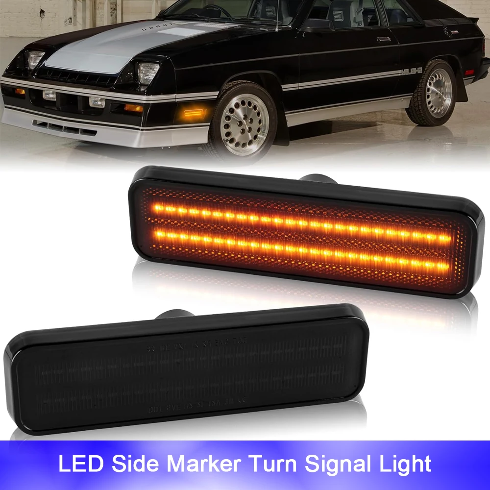 

For Plymouth Scamp Road Runner Duster Horizon Volare Valiant Barracuda Cuda Front Rear Bumper Parking LED Side Marker Indicator