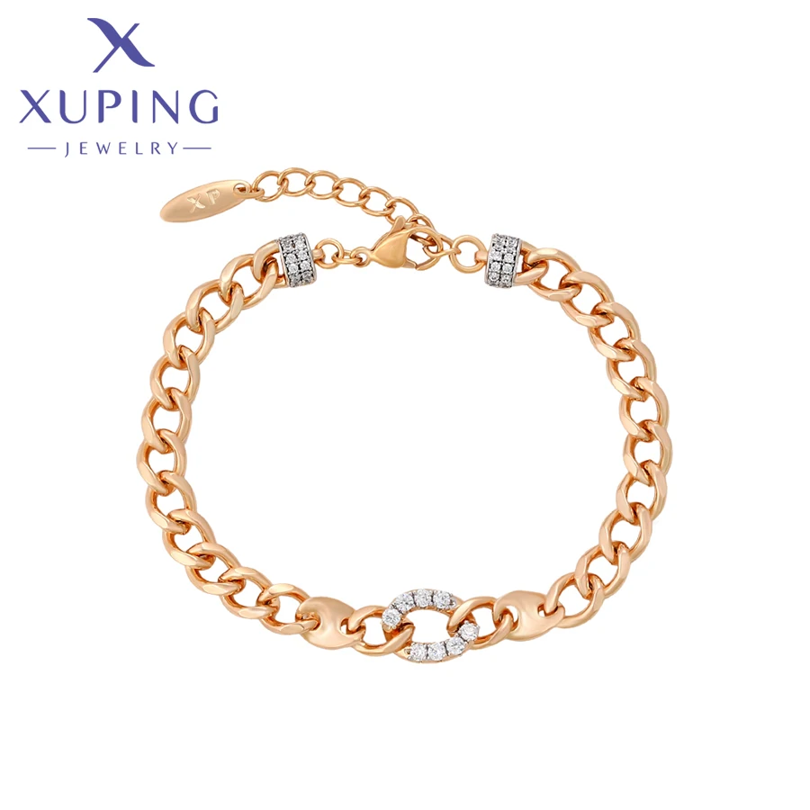 

Xuping Fashion Jewelry Charm New Arrival Bracelets Gold Color Bracelet for Women Girl S00157739