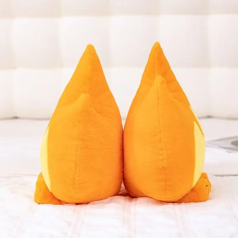 22/46cm Neue Simulations-Flammenpuppe Gefülltes Plüschtier Kissen Niedliches Cartoon-Anime-Geschenk für Freunde Spaßpuppe – Detail 5
