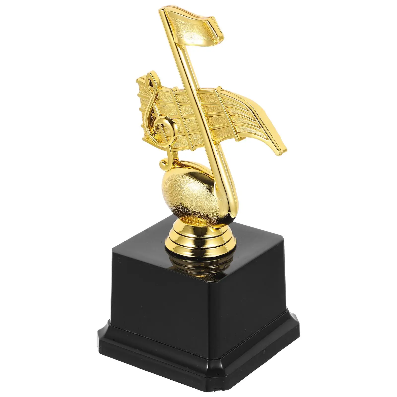 

Music Trophy Awards Honor Mini Decorative Plastic Craft Student School Performance Prize Gift Competition Sticker