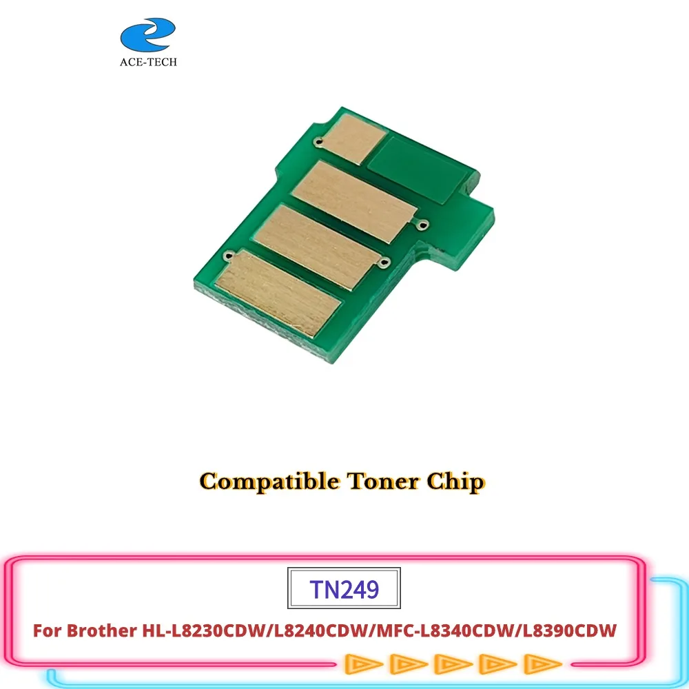 

Toner Chip For Brother HL-L8230CDW/L8240CDW/MFC-L8340CDW/L8390CDW 4.5k/4k Compatible TN249 K/C/M/Y