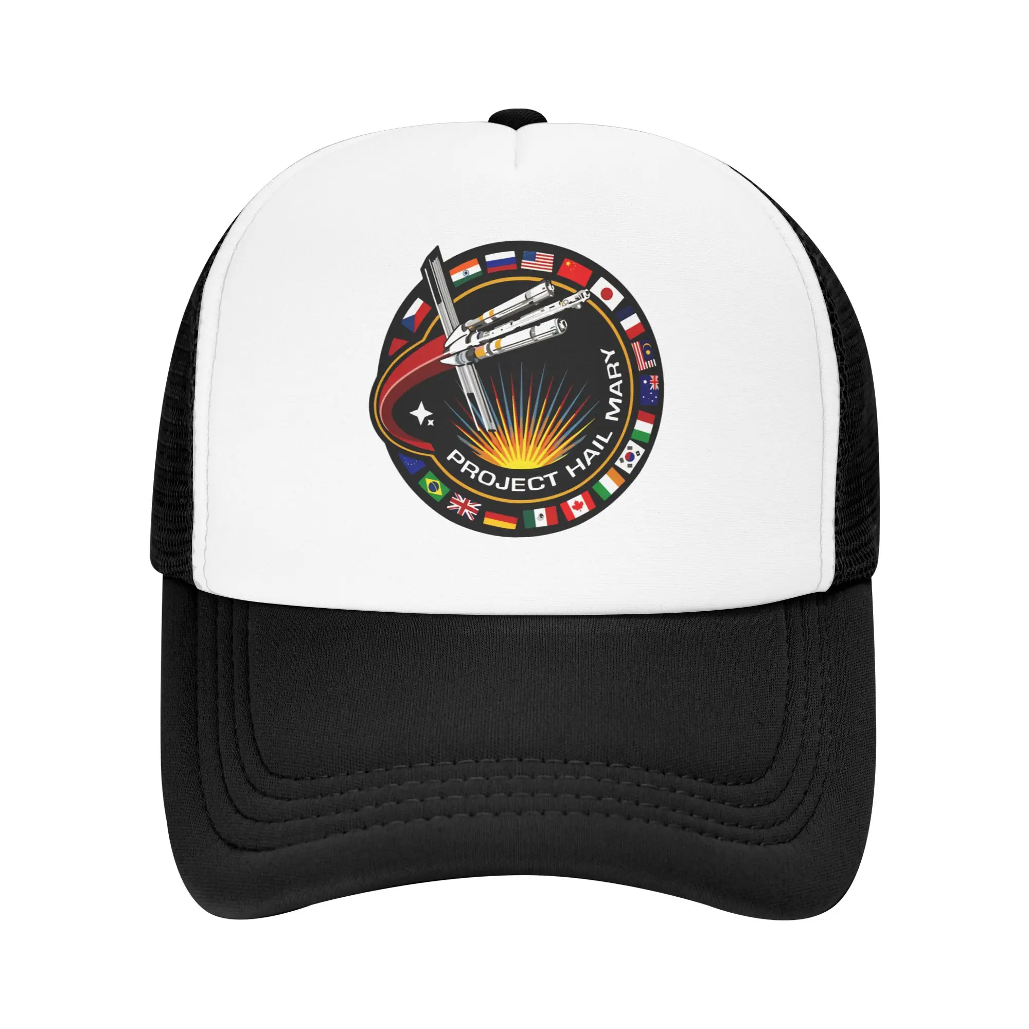 Ryland Grace Project Hail Mary Sci-Fi Rocky Accessoires Mesh Trucker Hat Sommer Kühlende Mesh-Back-Snapback-Kappe Vintage