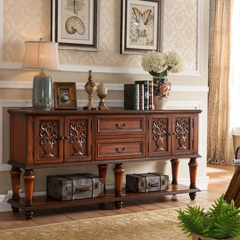 entryway counter,country dining sideboard, corridor side table, solid wood sofa