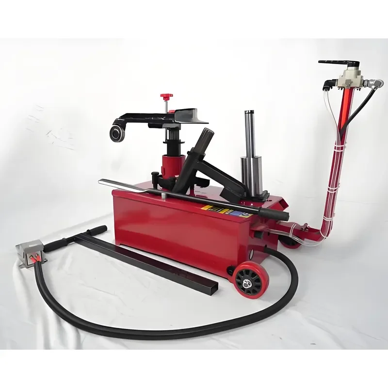 Mobile Truck Tire Repair Manual Automatic Table Top Tire Changer with Multi-Voltage Power Supply