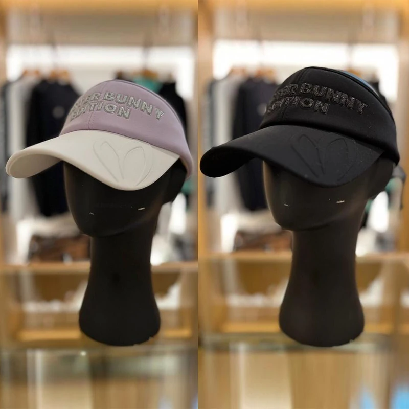 قناع جولف بسيط للنساء، تصميم بدون إطار مع حماية من الأشعة فوق البنفسجية، قبعة شمسية خفيفة الوزن وجيدة التهوية