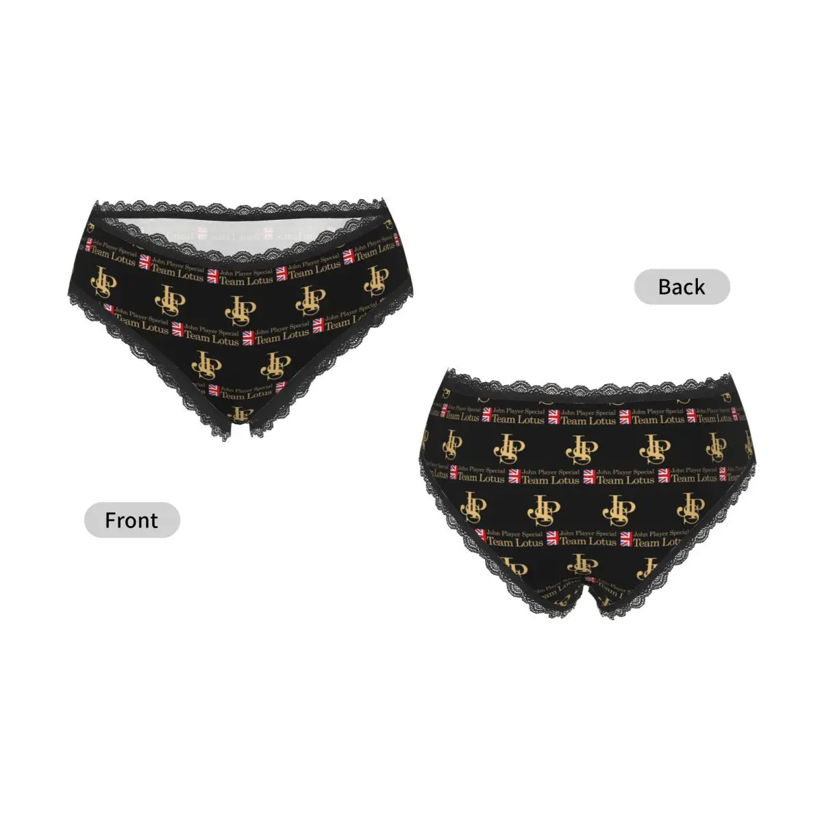 Custom JPS John Player Special Team Panties Briefs Women's Comfort Briefs Underwear Breathable Female Underpants