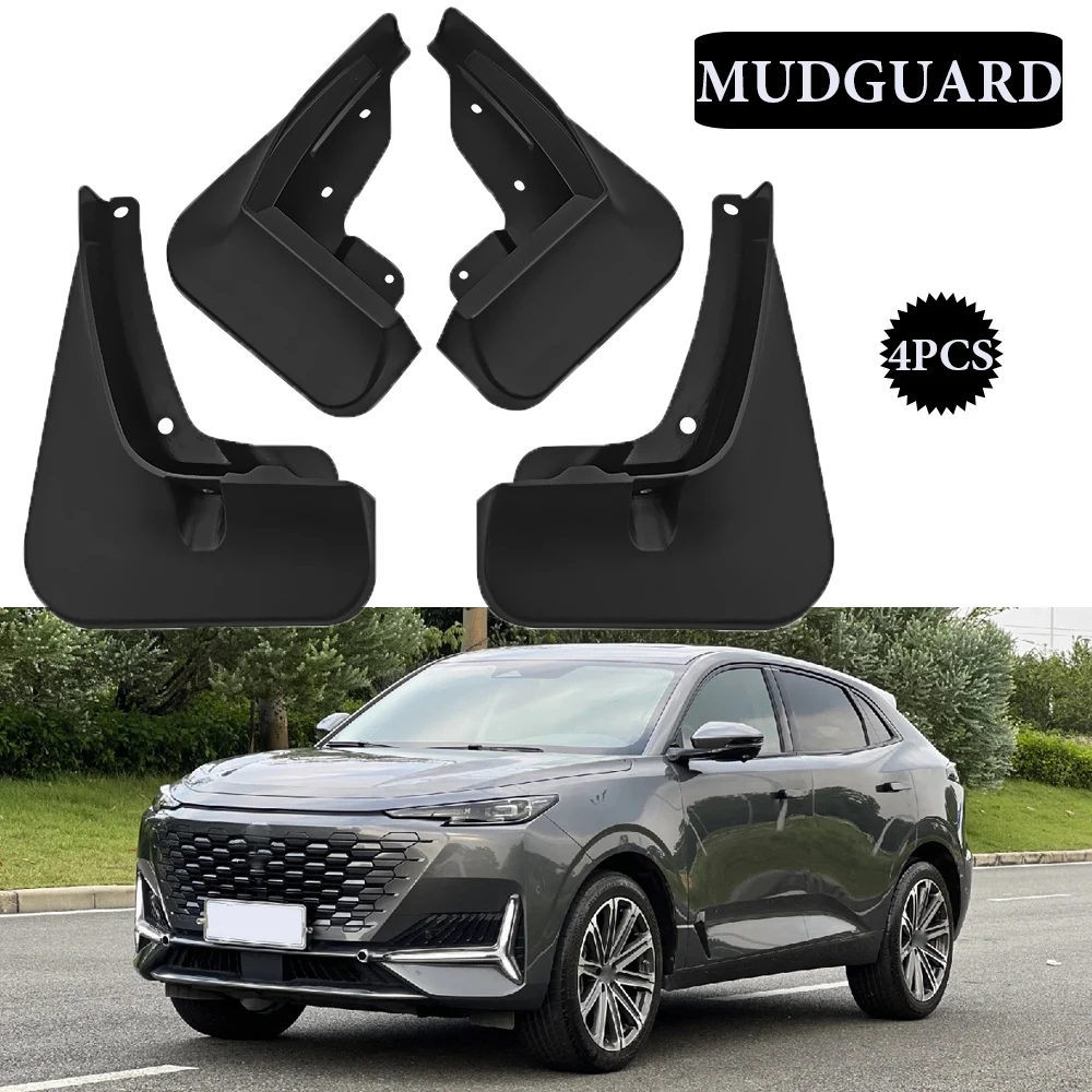 

4pcs MudFlaps for Changan UNI-K 2020 2021 2022 2023 2024 Accessories Mudflap Front Rear Wheel Mudguard Splash Mud Guards