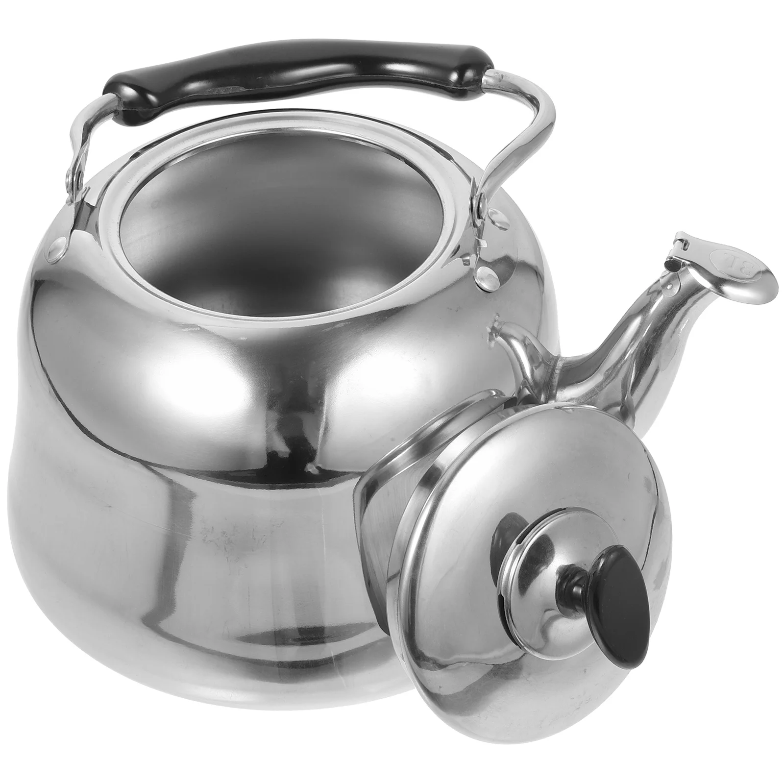 

Large Capacity Sound Pot Teakettle 3L Stainless Steel Kitchen Stovetop Home Thicken Tea Coffee Gas Induction