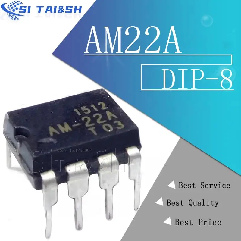 

10pcs/lot AM-22A AM22A Black plastic protective case For DIP-8 replace VIPER22A