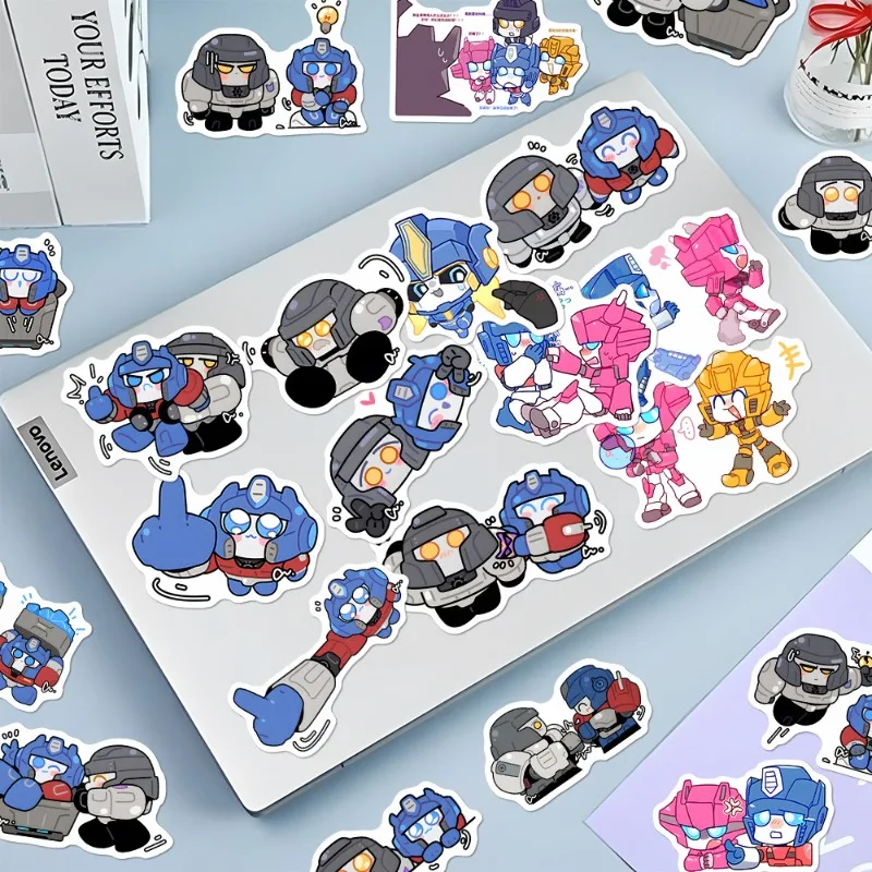 53pcs Hasbro Transformers Stickers Cartoon Leuke Decals Speelgoed Briefpapier Gitaar Telefoon Fiets Laptop Bagage Graffiti Kids Sticker