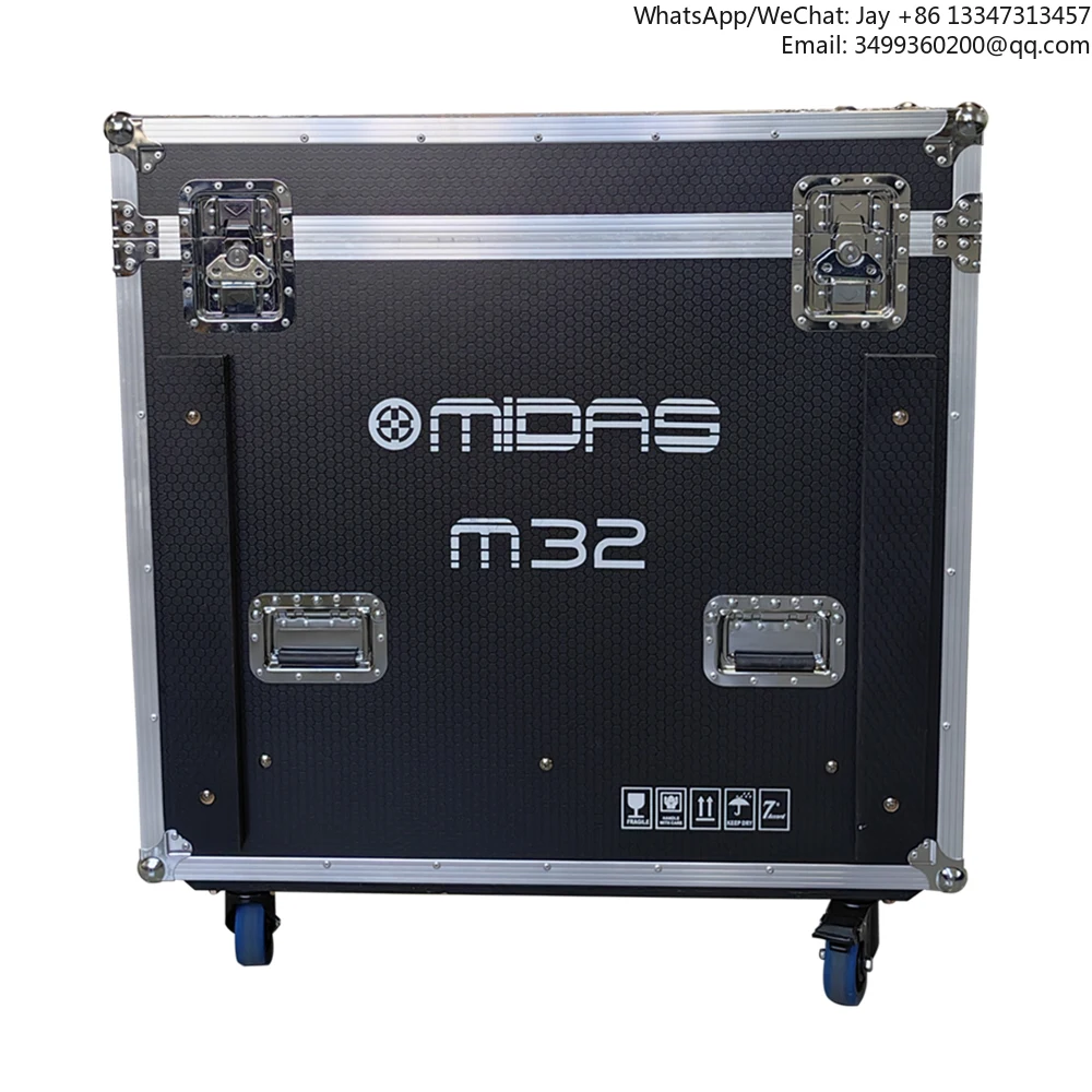 

Customized M32 Live Digital Mixer Flight Case Normal Version With Wheels Stage Pa Sound System Music Equipment Flight Case