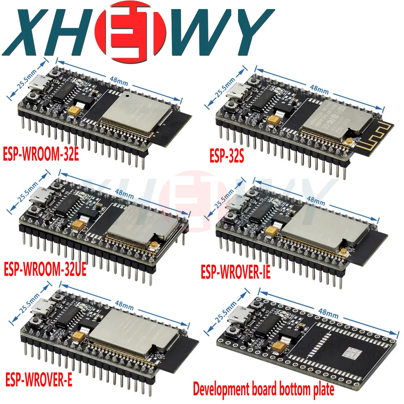 ESP-32S/E ESP-WROOM-32UE ESP-WROVER-E/IE WIFI Development Board Serial WIFI Bluetooth Module